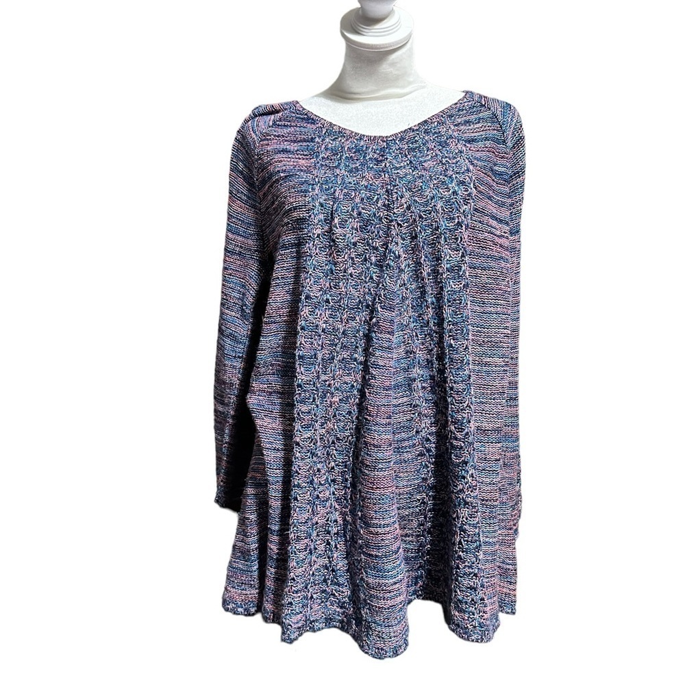 Avenue women's size 18/20 multicolored knit sweater